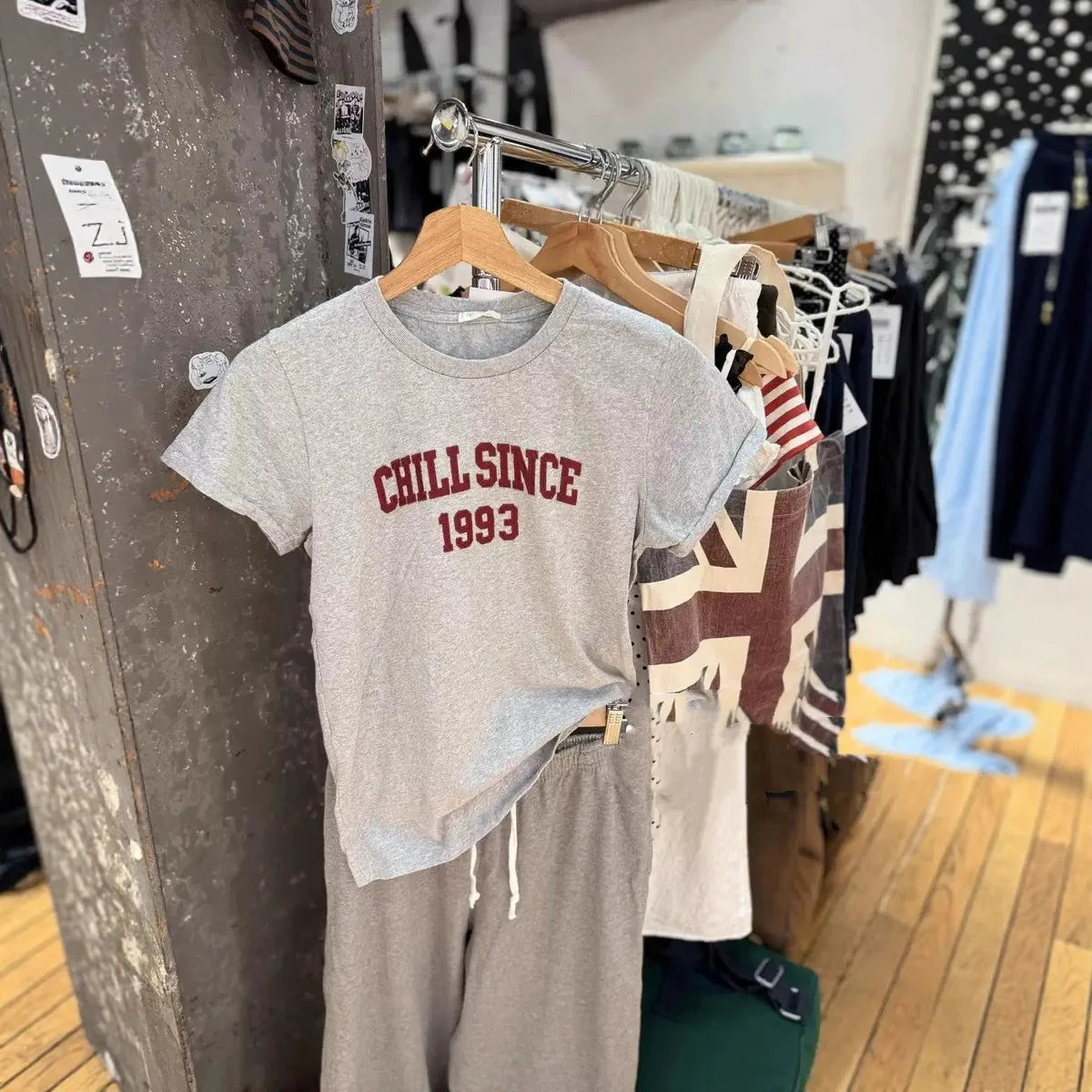 Letter 1993 Print Slim T-shirts Woman New Preppy Style Cotton Round Neck Short Sleeve Tee Tops Sweet Simple Fashion Tshirt Y2K