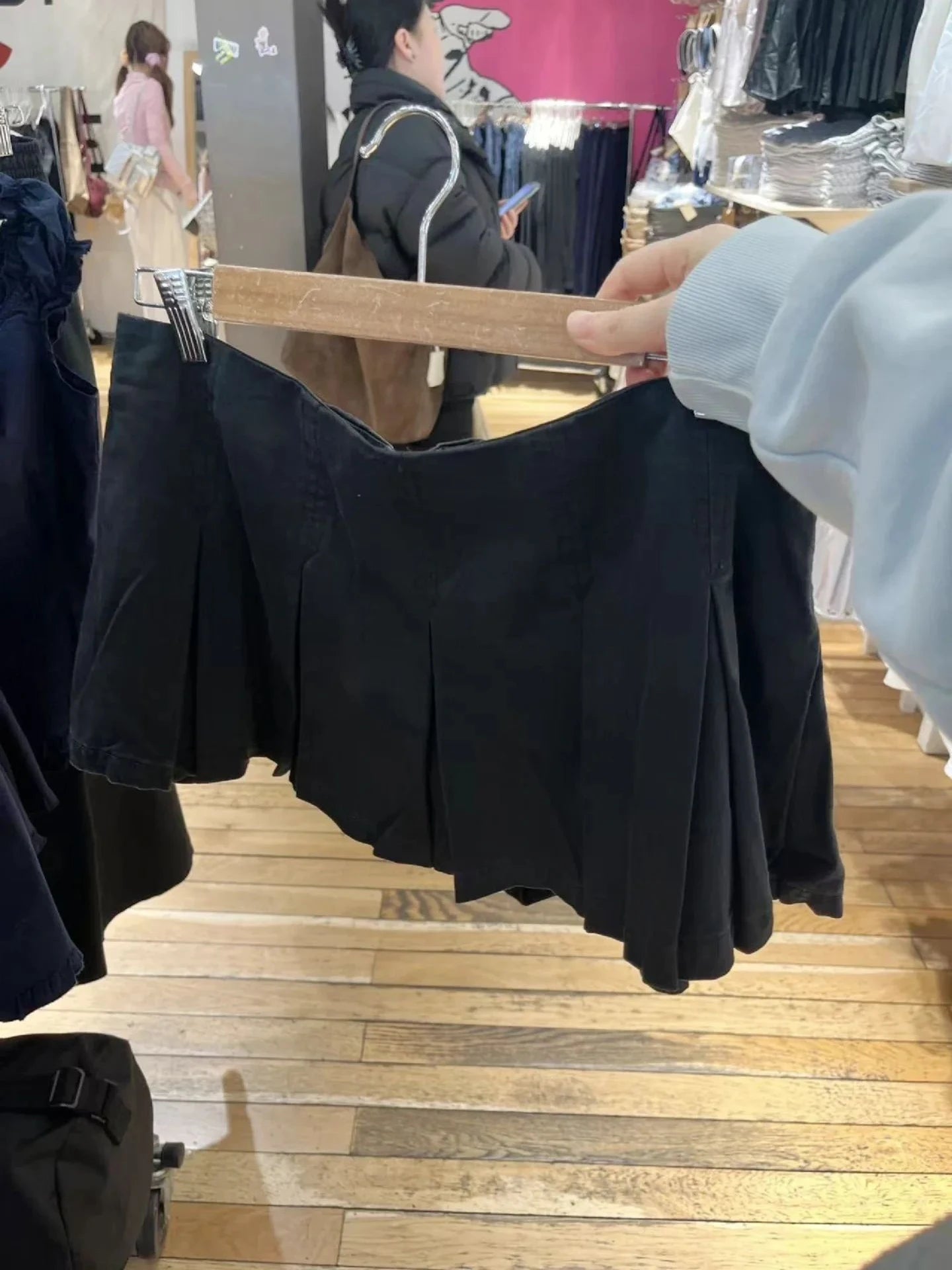 Vintage Black Mini Pleated Skirts Women Summer Cute Low Waist A-line Short Faldas Female Sweet All-match Preppy Style Skirt New