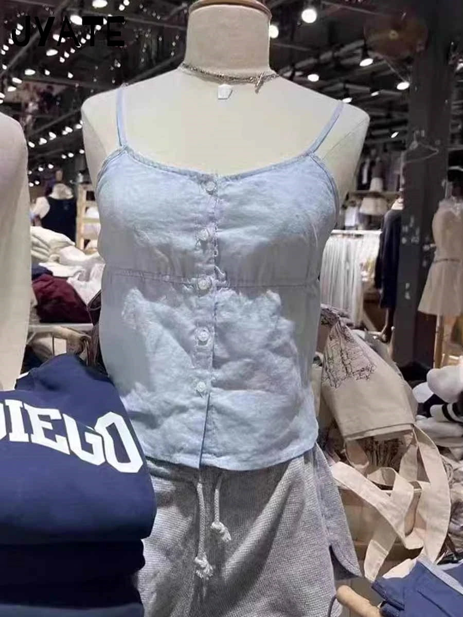 Sweet V-neck Lace Trim Camisole Women Summer New Cotton Sexy Simple Casual Cropped Vests Vintage Cute Basic Tank Tops Y2K Femmle