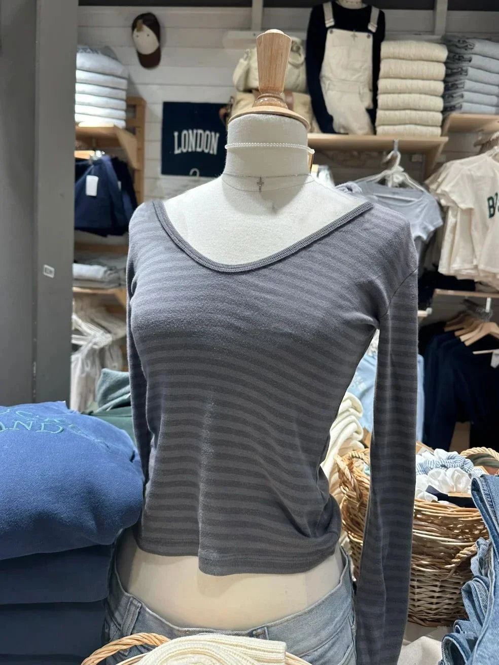 Sweet Pink Striped Long Sleeve T-shirt Woman Spring New Y2K O-Neck Cotton Slim Tshirts Tops Female Cute Preppy Style Tee Shirts