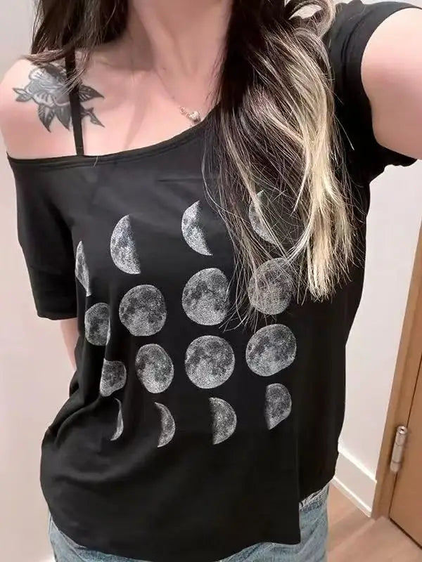 Sweet Flower Print T-shirt Women O-neck Cotton Back Bow Lace-up Cut Out Short Sleeve Tshirt Female Vintage Preppy Style Tee Tops