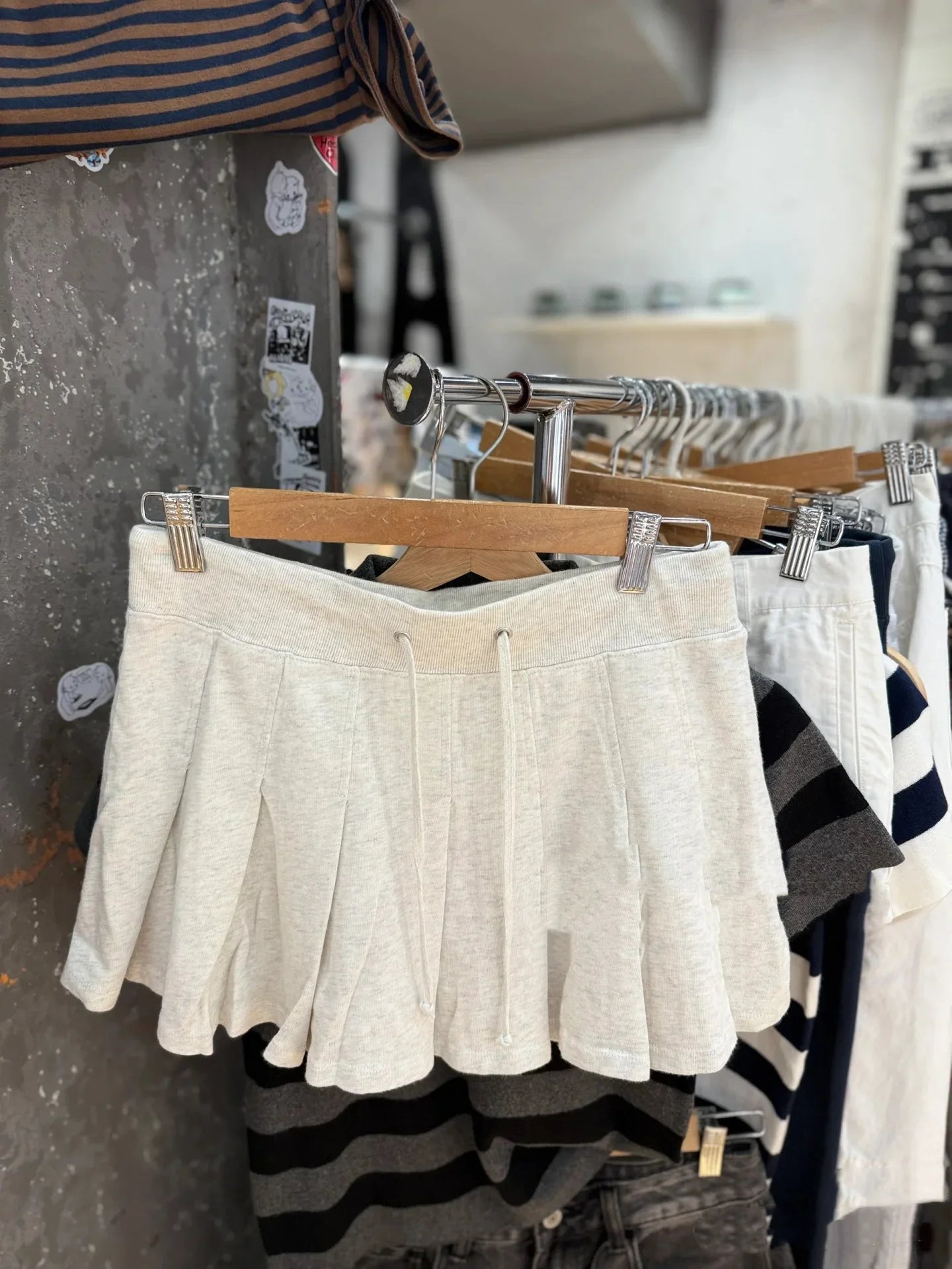 Simple Sweet Waffle A-line Skirts Women Summer New Casual Solid Lace-up High Waist Mini Skirts Streetwear Vintage Chic Y2K Falda