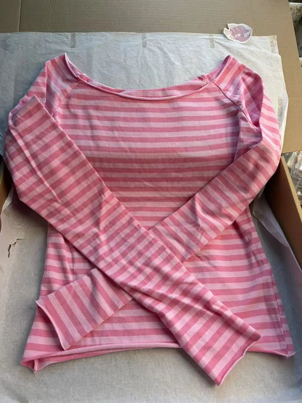 Sweet Pink Striped Collection Tshirt Women Simple Casual Cotton Buttons T-shirts Cute Preppy Style  Y2KCamisole+Slim Short Pants