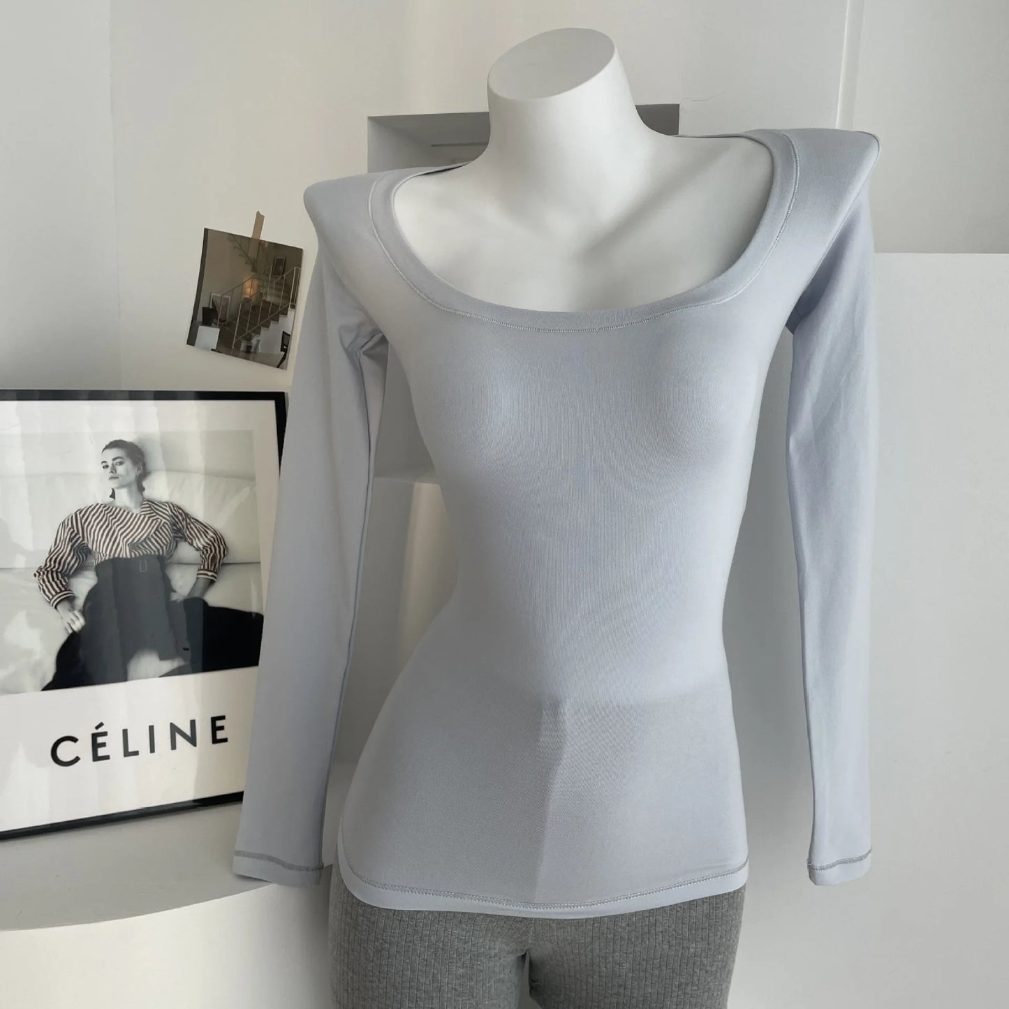 Solid Skinny Cotton T-shirt Women Casual Simple All-match O-neck Yoga Long Sleeve Tees Female Elegant Sweet Basic Sport T-shirts
