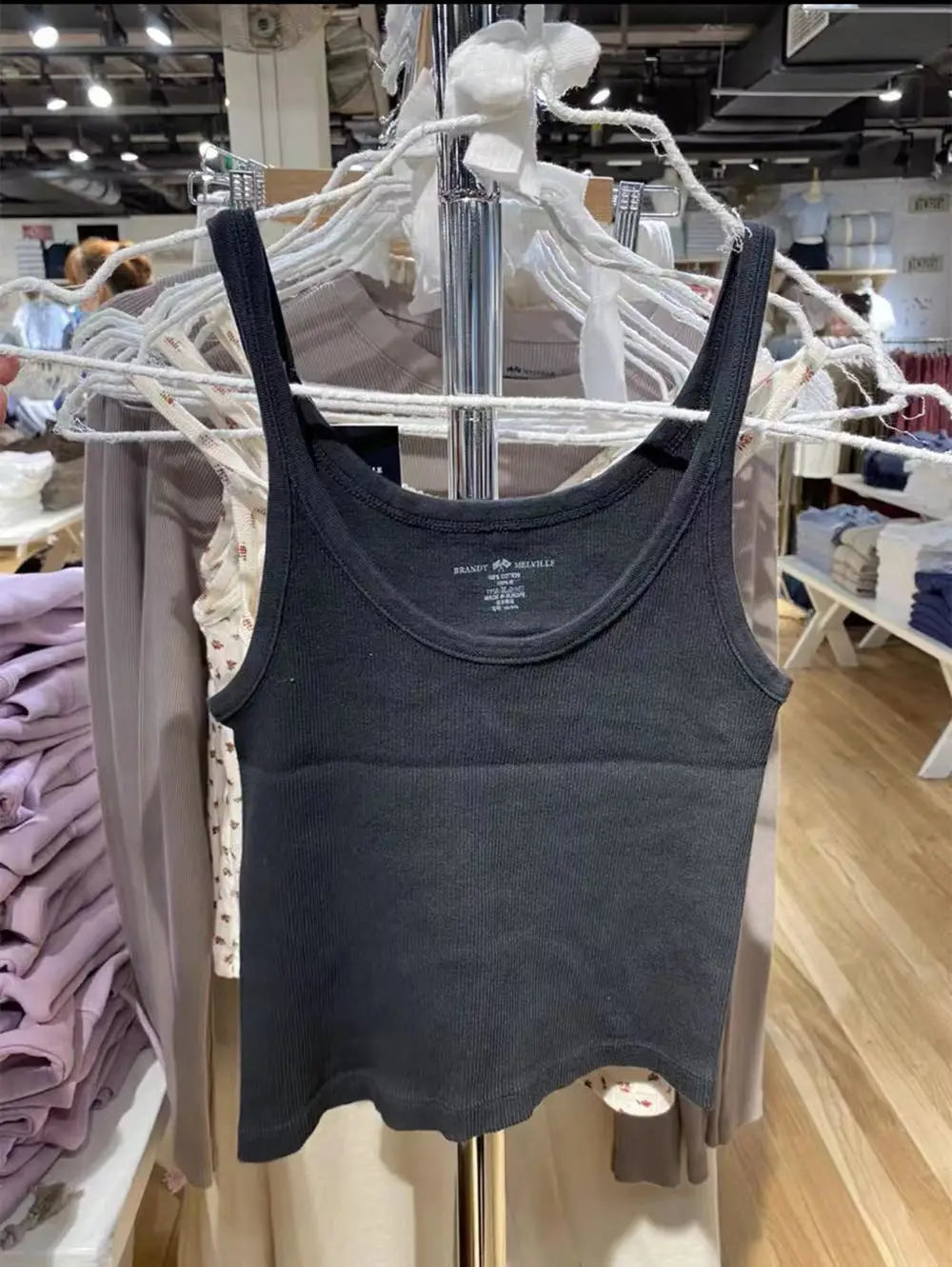 Simple Basic Ribbed Tank Tops Women Summer New Streetwear Casual Slim U-neck Sleeveless Vests Sweet Vintage All-match Camisole