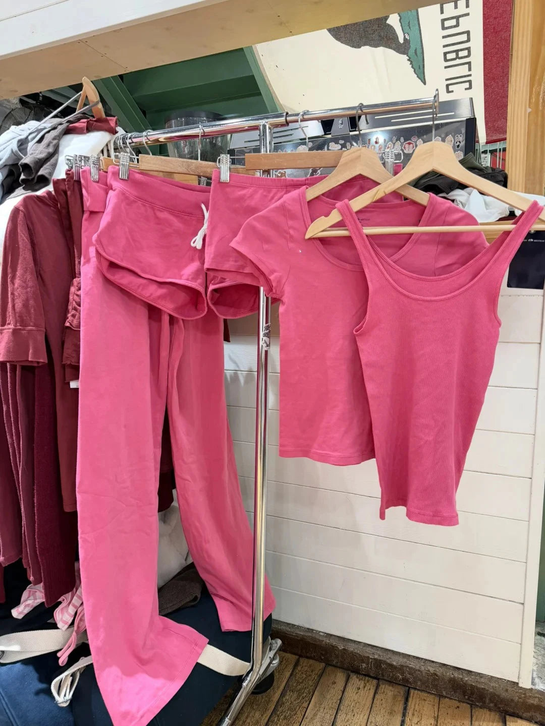 New Rose Pink Cotton Short Pant Women Casual Elastic High Waist Casual SweatShorts Sweet Vintage Cute Y2K Drawstring Bottoms