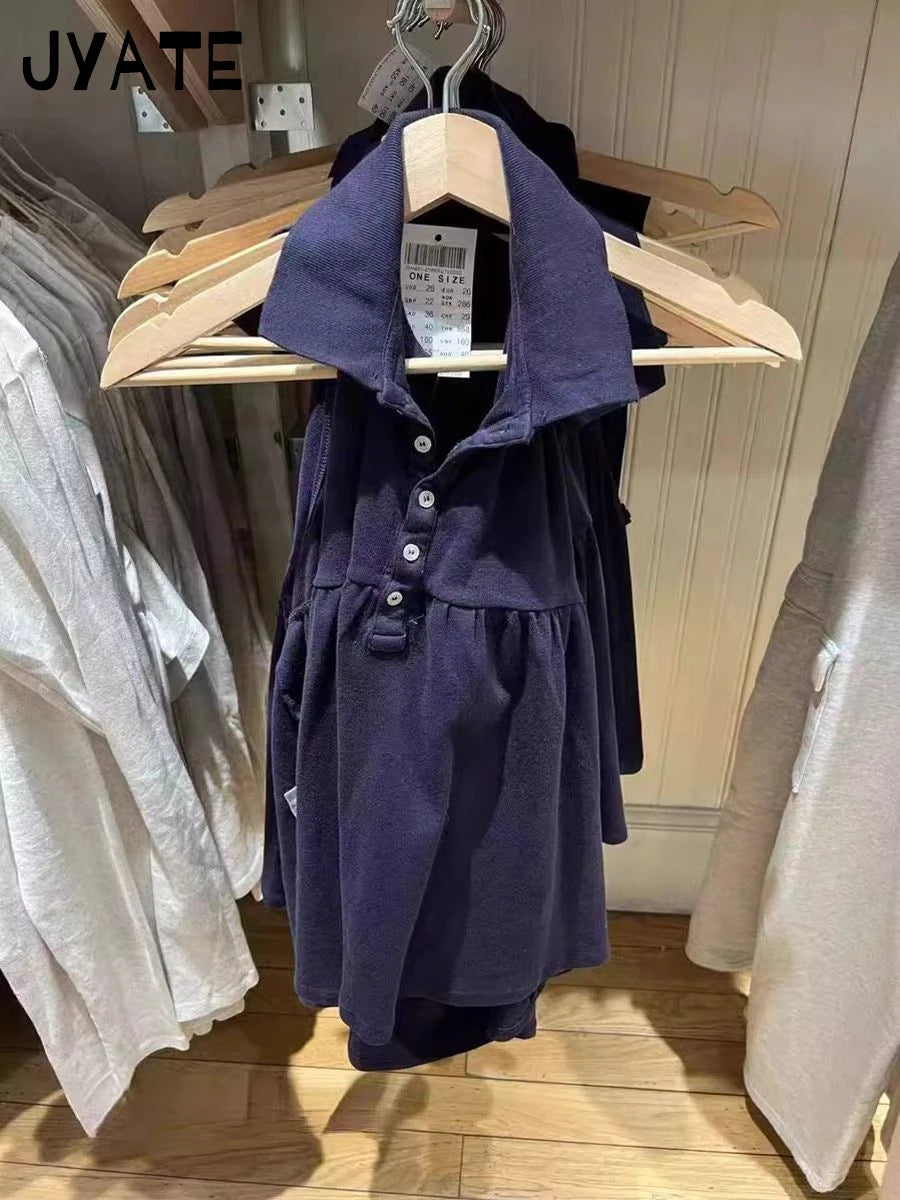 American Sexy Backless Navy Tank Tops Women Summer Bottons Cotton Halter Sleeveless Vests Vintage Preppy Style Y2K Camisole New