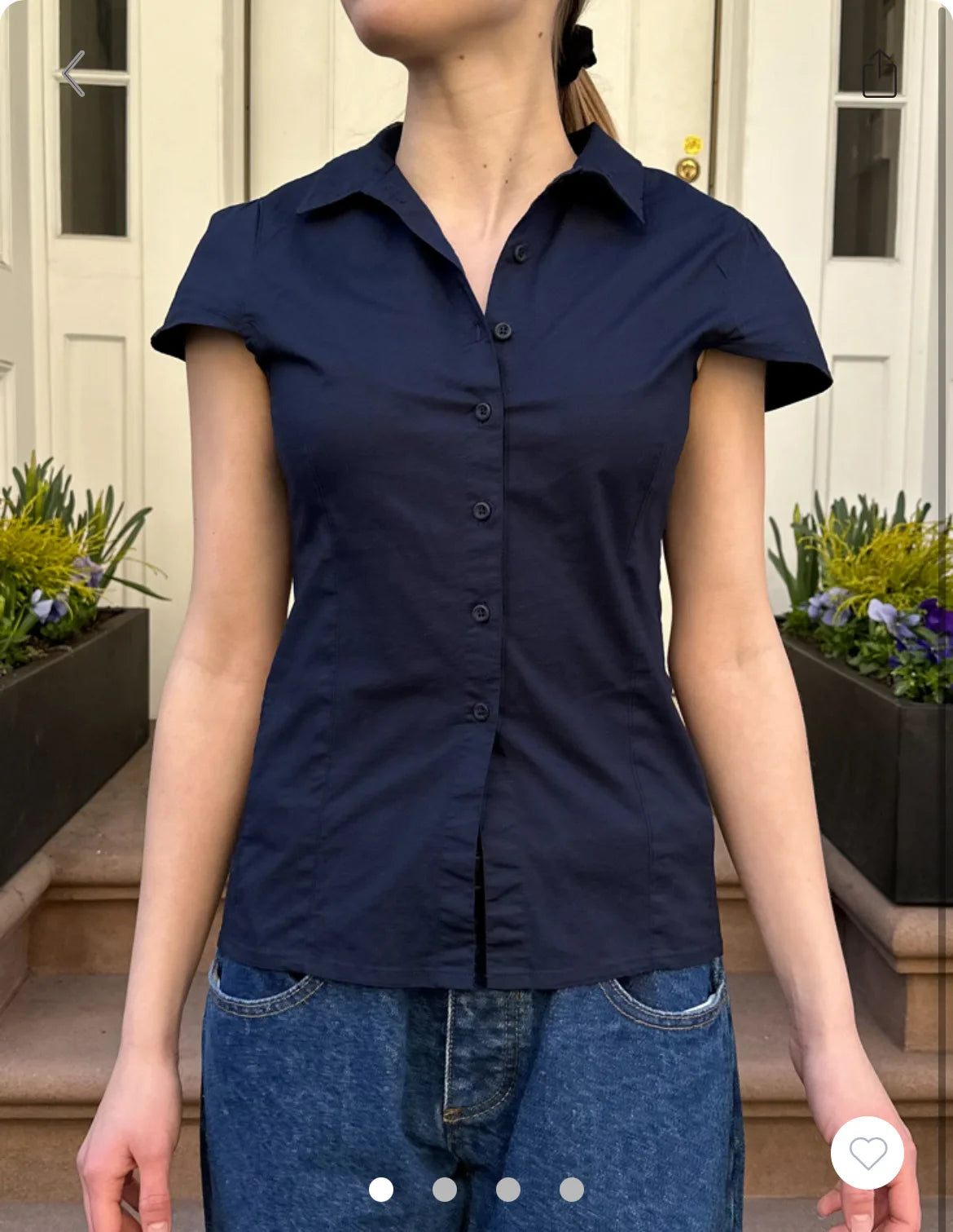 Sweet Pockets White Textured Blouse Women Turndown Collar Single Breasted Short Sleeve Shirts Tops Vintage Sweet Y2K Blouses New