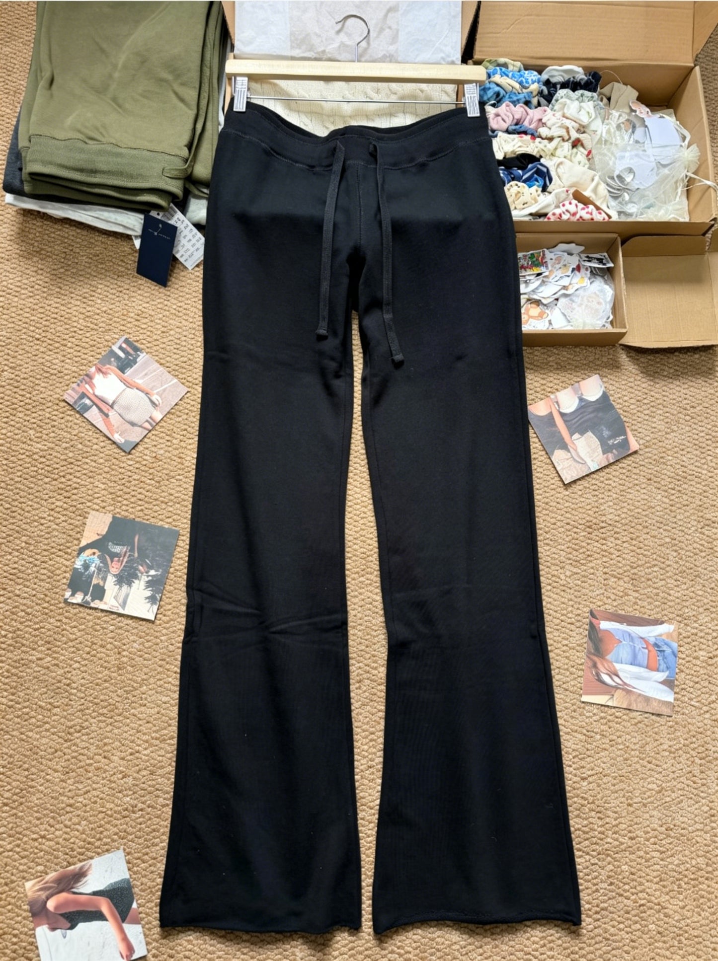 Sweet Solid Drawstring Joggers Sweatpants Women