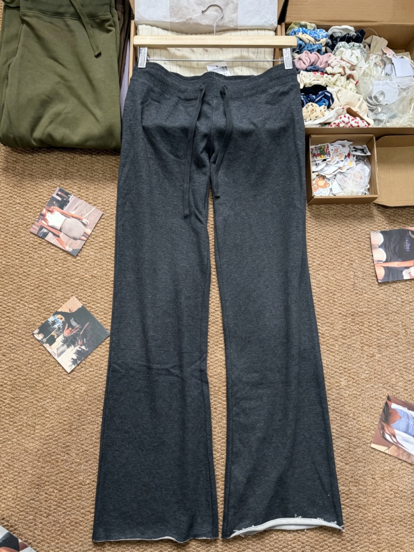 Sweet Solid Drawstring Joggers Sweatpants Women