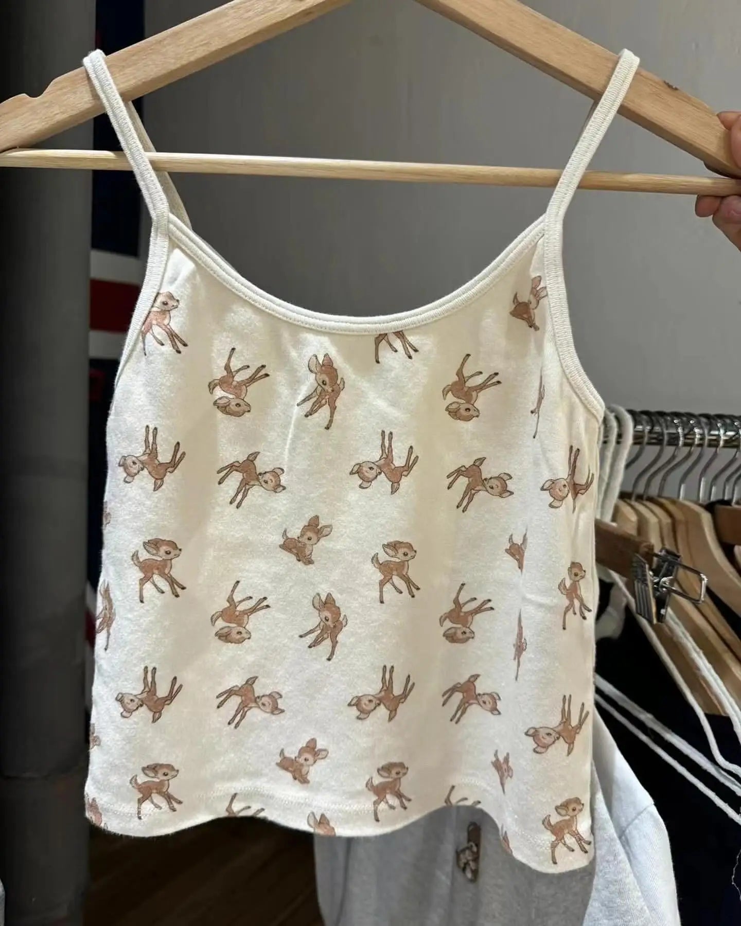 Little Deer Lace Trim Tank Tops Women Summer New Casual Preppy Style Slim Bow Sleeveless Vests Sweet Cute Vintage Camisole Y2K