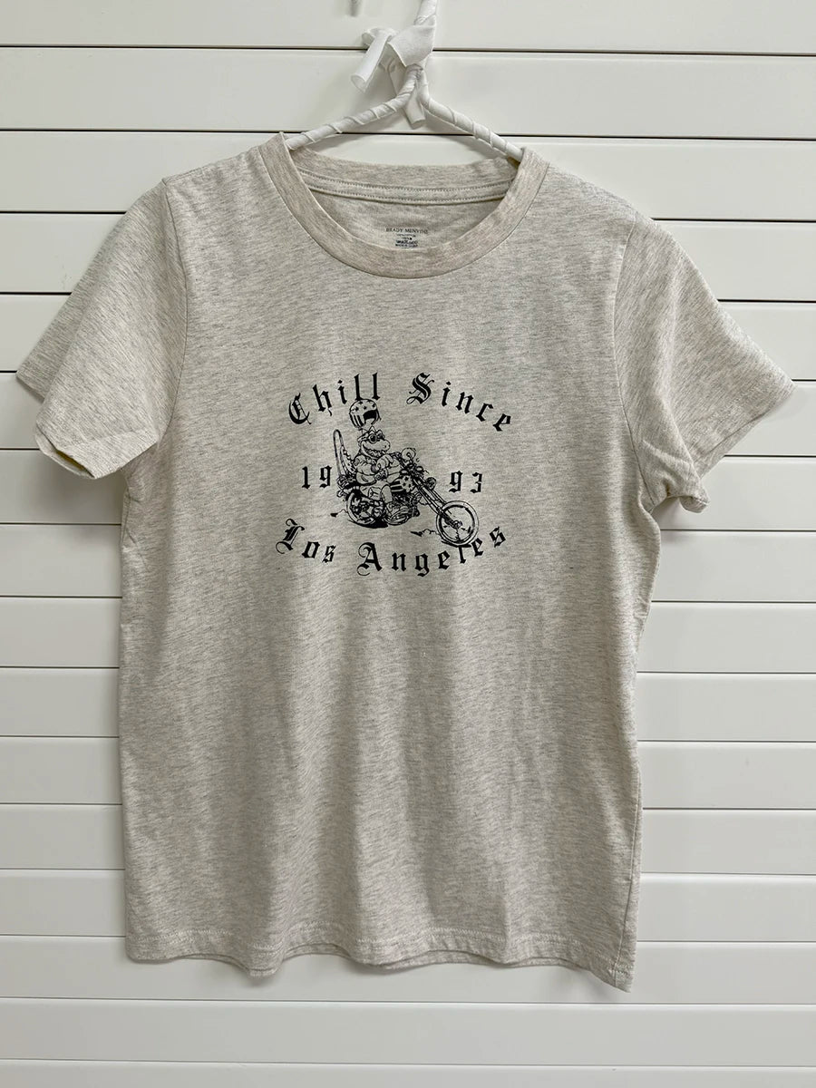 Vintage Letter Graphic Crop Top Women Summer Casual Round Neck Short Sleeve Short T-shirt Female Retro Classic Cotton Tops Chic