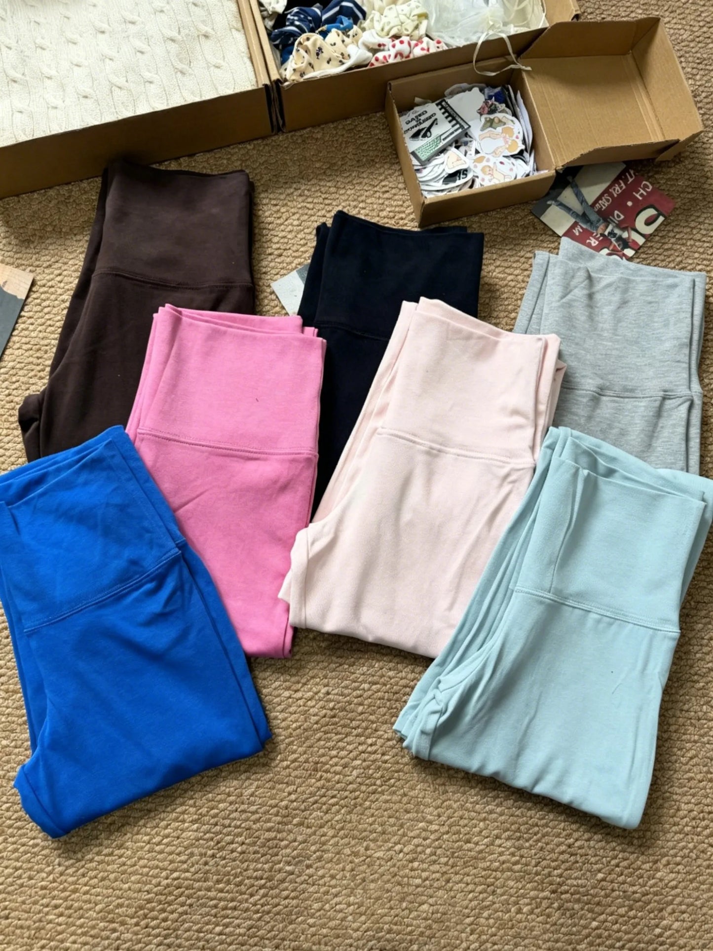 Flip Up Skinny Cotton Yoga Pants Women Casual Simple Elastic High Waist Flare Pant Sweet Cute Streetwear Straight Sport Trousers