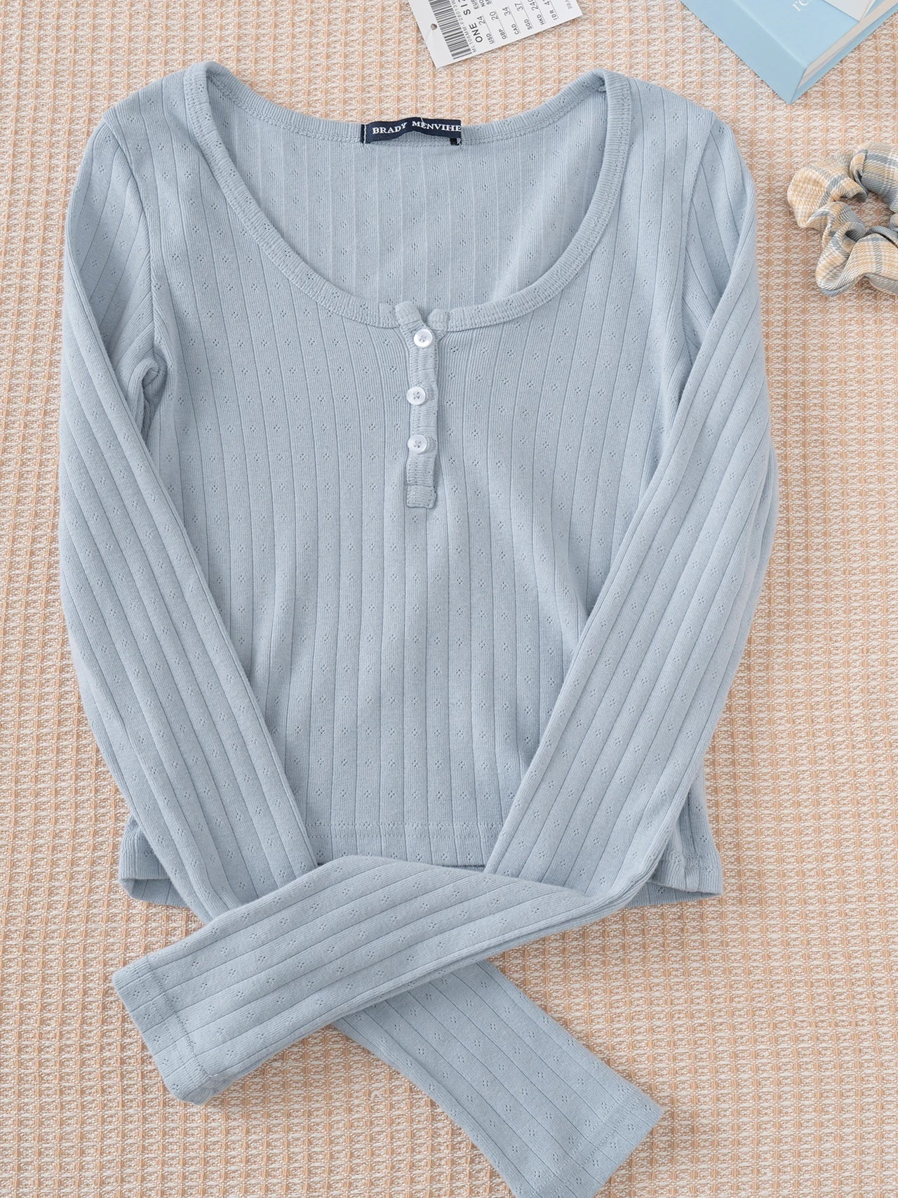 Sweet Pink Hollow Out Cute Cotton T-shirts Femme Button Casual Slim Long Sleeve Tees Women Basic Chic Vintage Tops Clothes Y2K