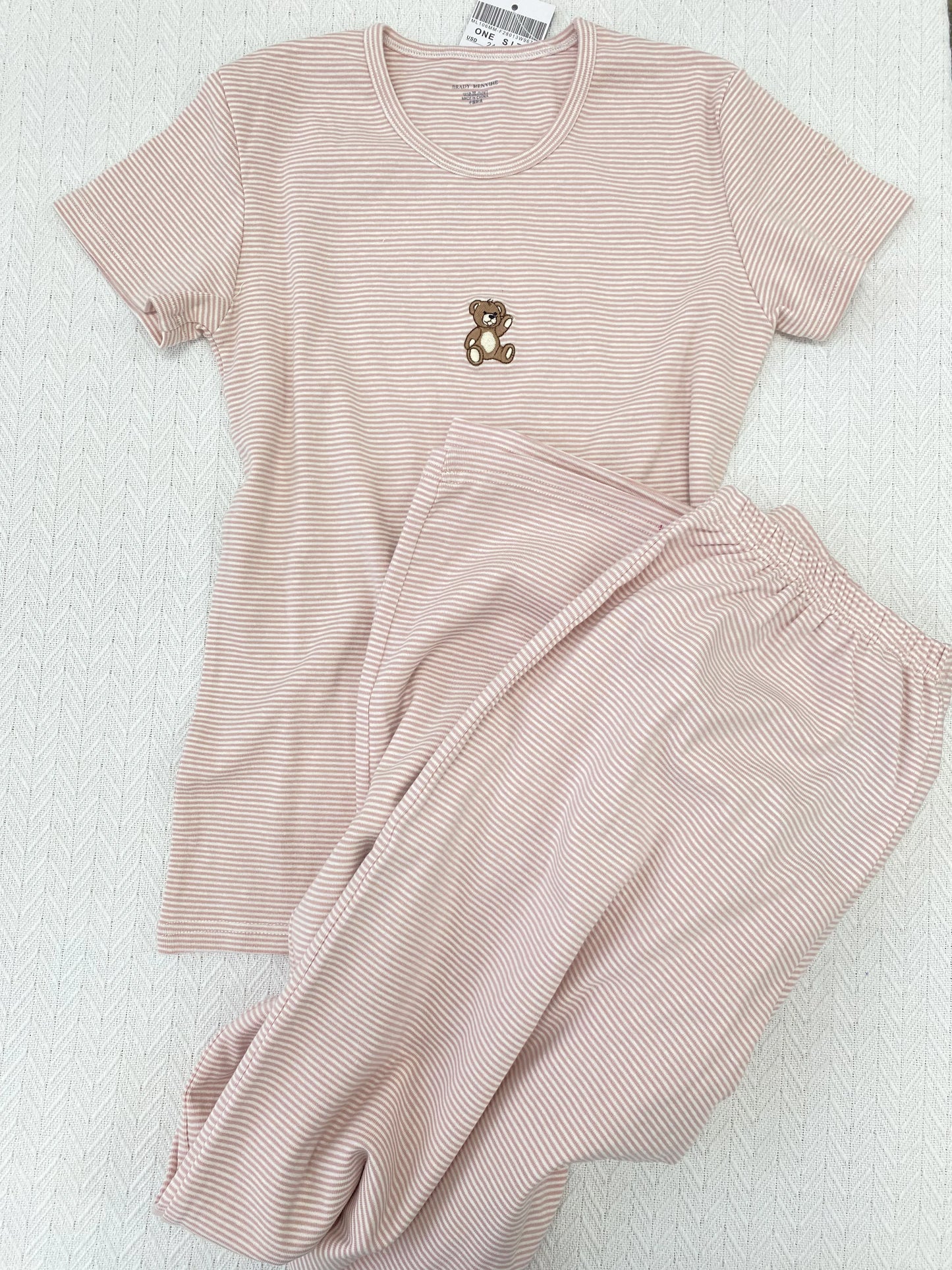 Angel Print T-shirt Pant Pajama Set Woman Short Sleeve Tee+Drawstring Straight Trousers Sweet Cute Cotton Home 2 Piece Sets