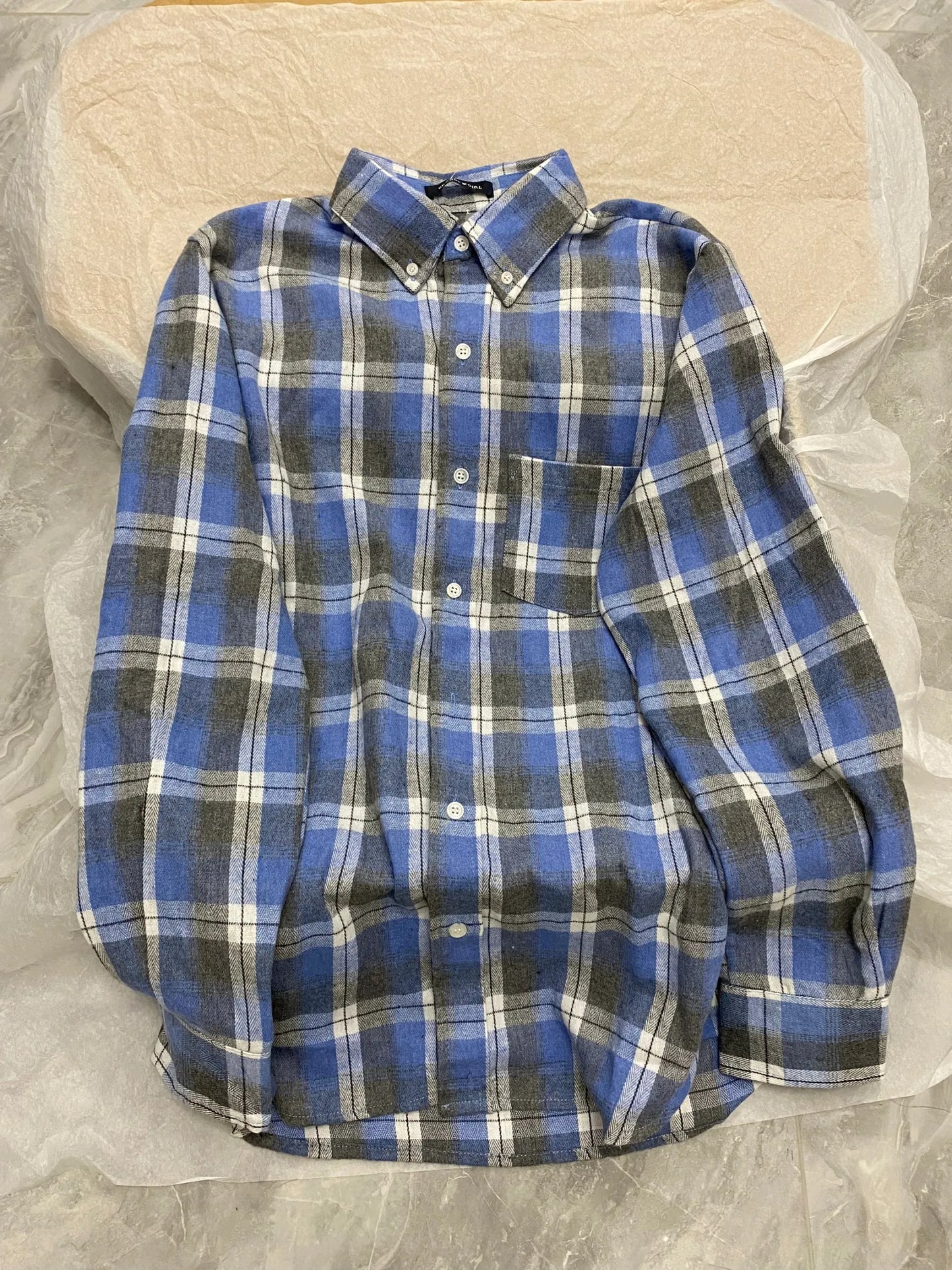 Retro Red Plaid Button Loose T-shirts Women Cotton Turn Down Collar Casual Simple Tees Coat Vintage Chic Streetwear Blouse Y2K