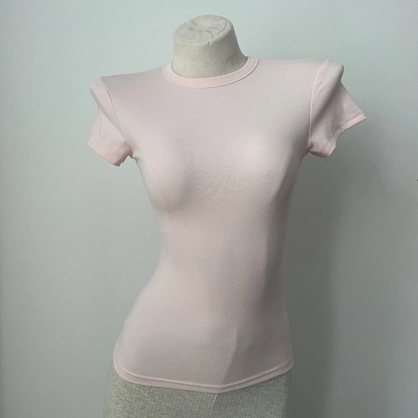 Pink O-neck Cotton T-shirts Women Summer New Streetwear Casual Basic Slim Short Sleeve Tees Simple All-match Tshirt Y2K Tops