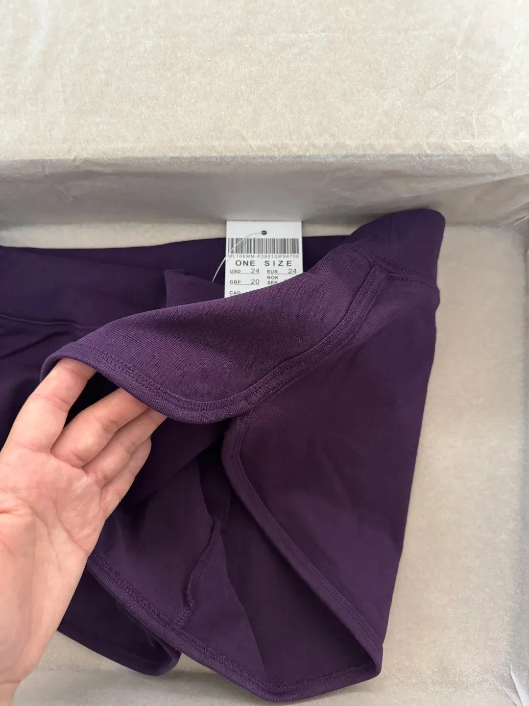 Purple Cotton Short Pant Women Simple Casual Elastic High Waist Casual SweatShorts Vintage Preppy Style Drawstring Bottoms Y2K