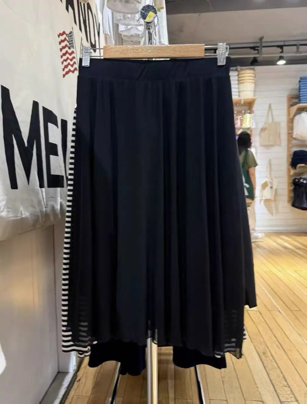 Vintage Black Chiffon Fungus Hem Mini Skirts Women Summer New Casual Preppy Style A-line Short Faldas Female Sweet Elegant Skirt