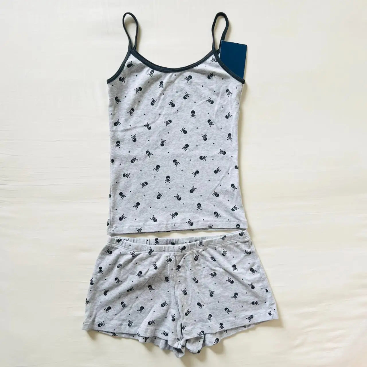 Leopard Print Vest Shorts Set Women Cotton Slim Crop Top+Elastic Waist Short Pant Vintage Sweet Home Pajama 2 Piece Sets Y2K New