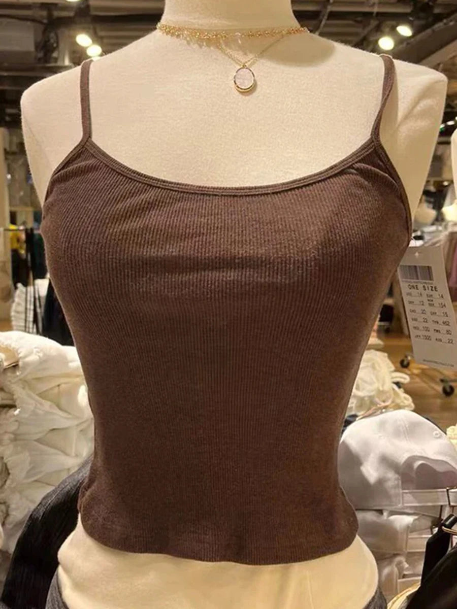 Retro Ribbed Knit Bow Camis Women Summer New Cotton Lace Trim Casual Sleeveless Tank Tops Sweet Vintage Chic Slim Crop Top Y2K