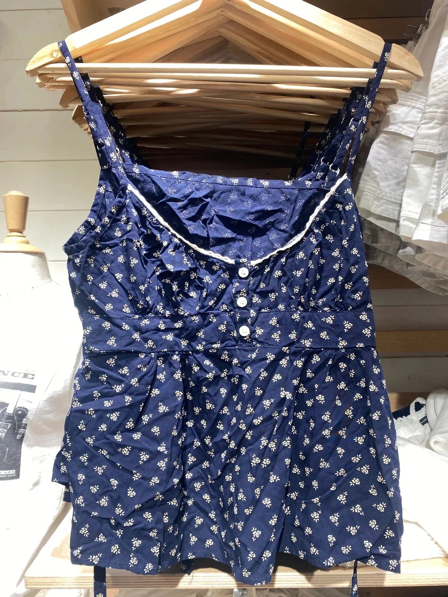 Sweet Pink Stripe Lace-up Tank Top Women Lace Trim Buttons V-neck Cotton Camis Summer Vintage Streetwear Sleeveless Crop Top Y2K