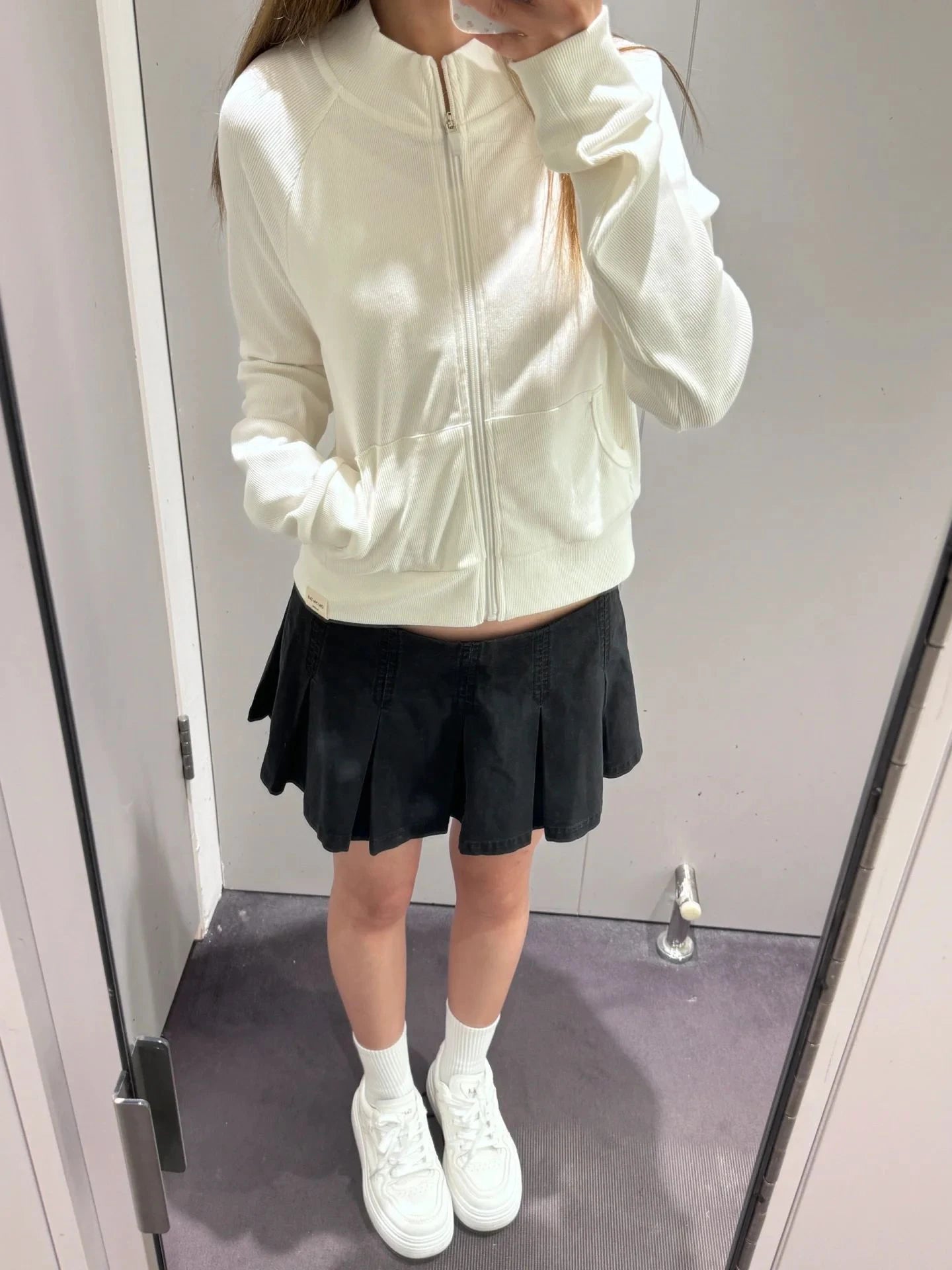Vintage Black Mini Pleated Skirts Women Summer Cute Low Waist A-line Short Faldas Female Sweet All-match Preppy Style Skirt New
