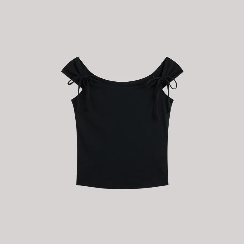 New Sweet Pink Cotton Crimping Short Sleeve Tees Women Summer Casual Simple Square Collar Crop Tops Vintage Basic Y2K T-shirts
