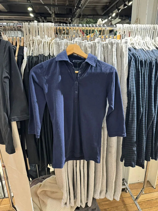Vintage Navy Cotton Half Sleeve Button Tees Women Summer New Casual Turn-down Collar Tops Female Sweet Preppy Style T-shirts Y2K