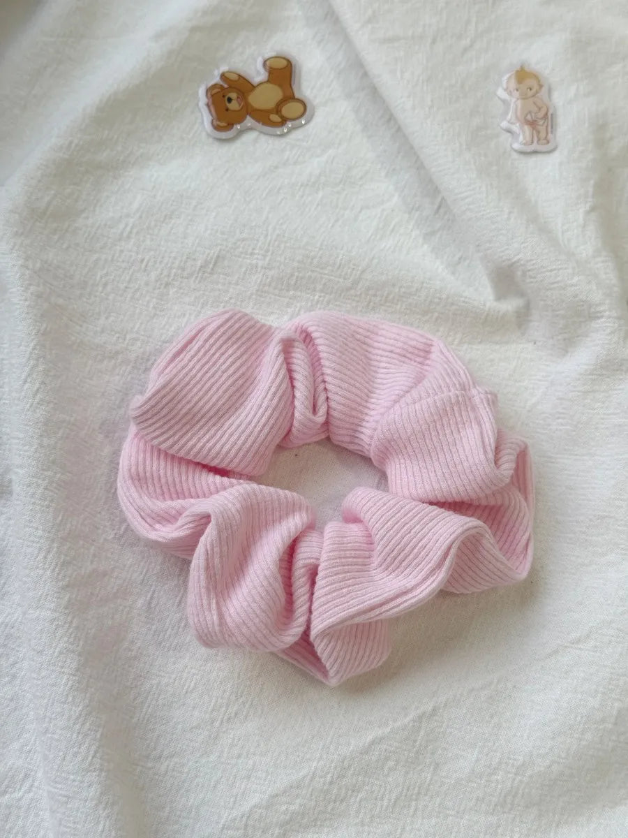 1 PCS Floral Print Elastic Hair Bands Women Multicolor Large Only One Scrunchie Sweet Cute Preppy Style Hair Accessories Y2K New
