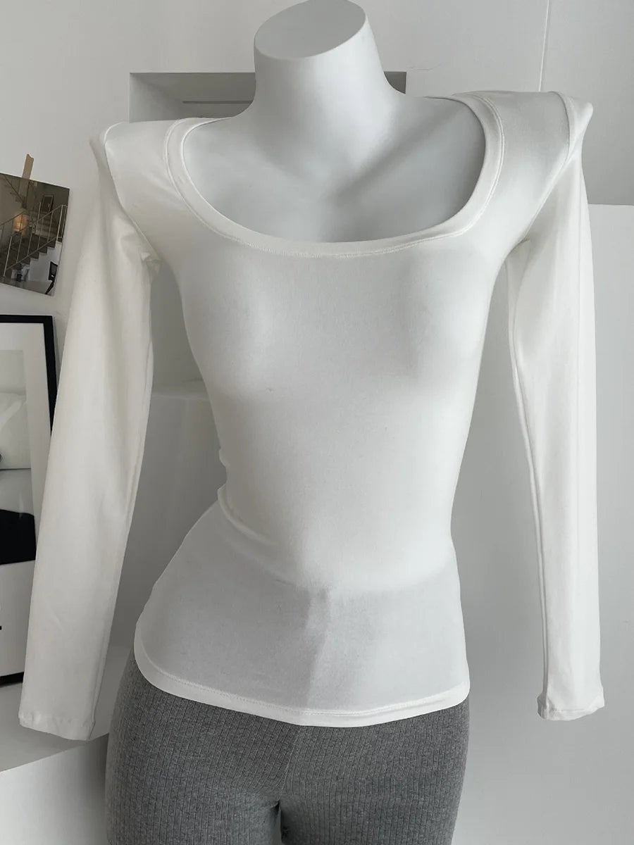 Solid Skinny Cotton T-shirt Pant Set Woman O-neck Long Sleeve Tee+Foldover Flare Yoga Pant Sport 2 Piece Sets Can mix and match