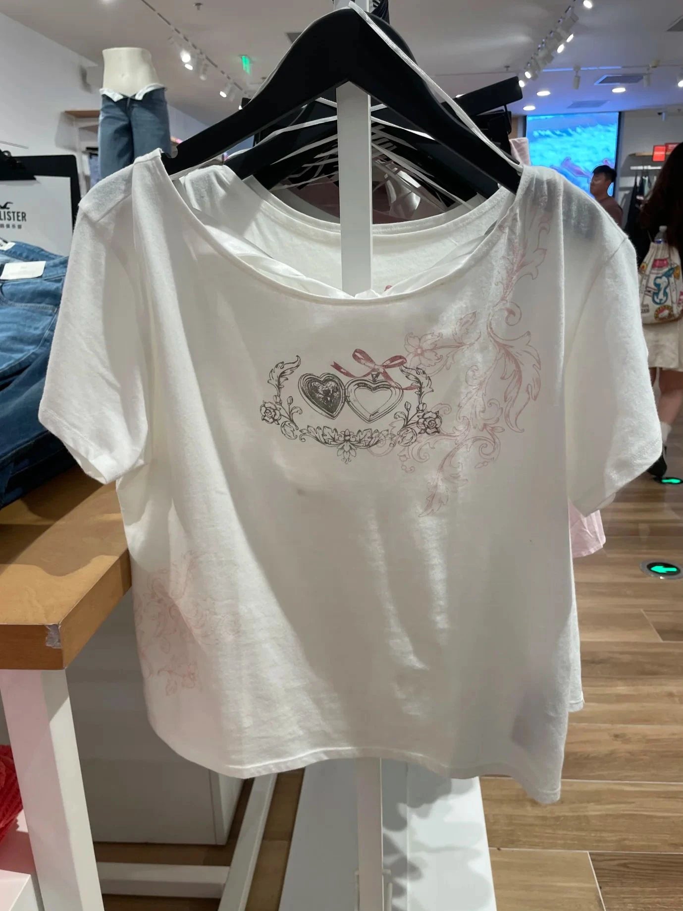 Letter Print Back Bow Lace-up Cut Out T-shirt Women Summer O-neck Cotton Short Sleeve Tshirt Female Vintage Sweet Tee Tops New