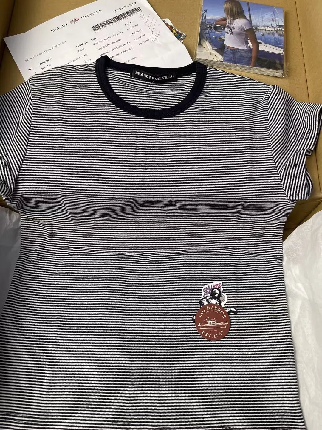 Blue Striped O-neck T-shirts Women Summer Simple Casual Streetwear Slim Short Sleeve Tees Vintage Preppy Style Sweet Tshirt Y2K