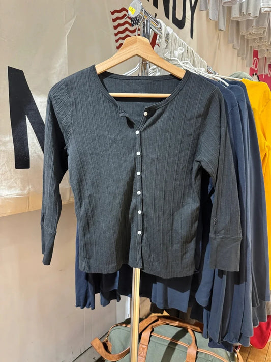 Eyelet Black Button Tops Cardigan Women New Cotton Patchwork Half Sleeve Tees Female Vintage Preppy Style Harajuku T-shirts Y2K
