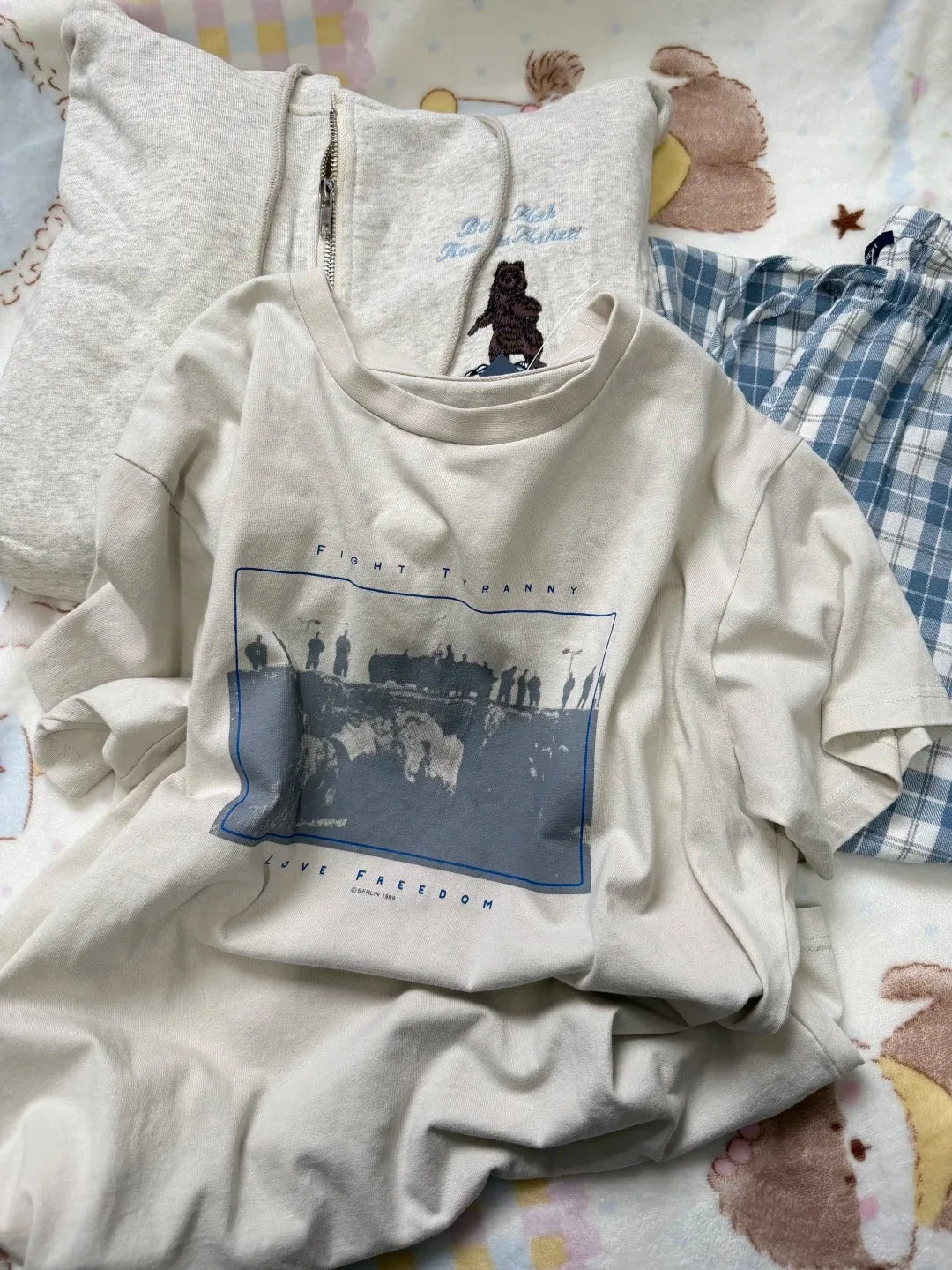 Graphic Print Loose Tshirts Women Casual Streetwear Simple Cotton O-neck Short Sleeve Tees Vintage American Chic Tshirt Y2K