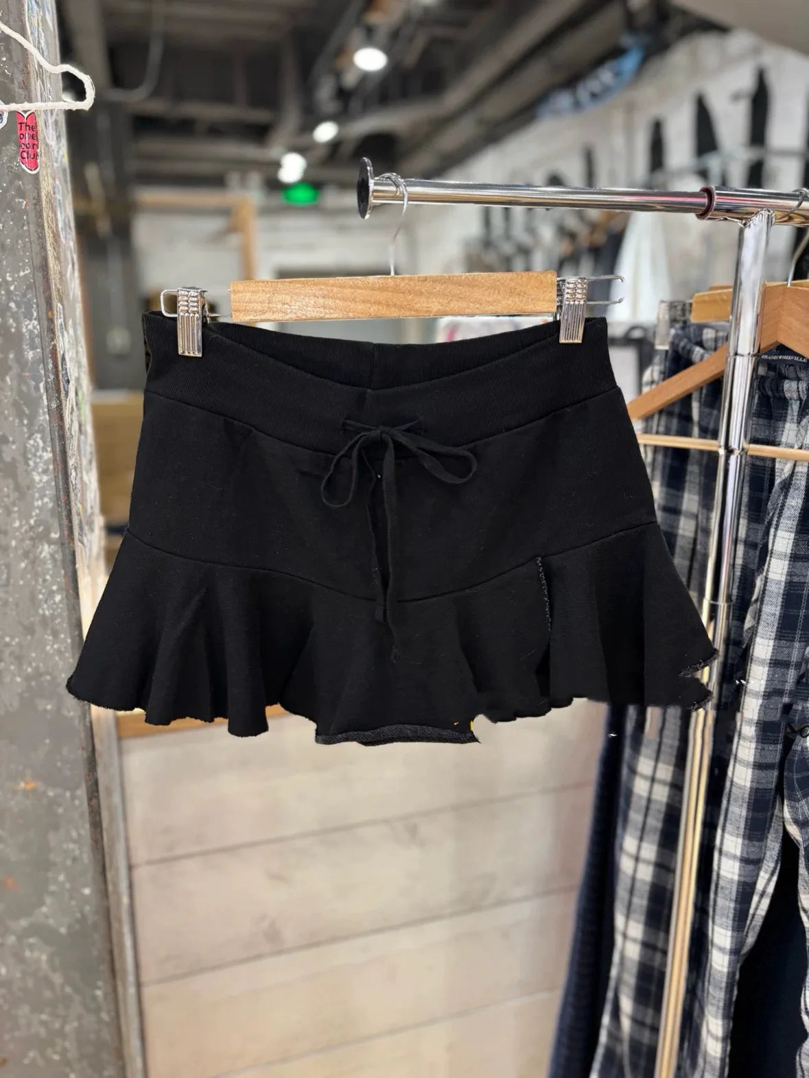 Vintage Preppy Plaid Low Waist Mini Skirt Women Streetwear Aestjetic Chic Sexy Buckle Pleated Skirts Retro Sweet Cute Faldas Y2K