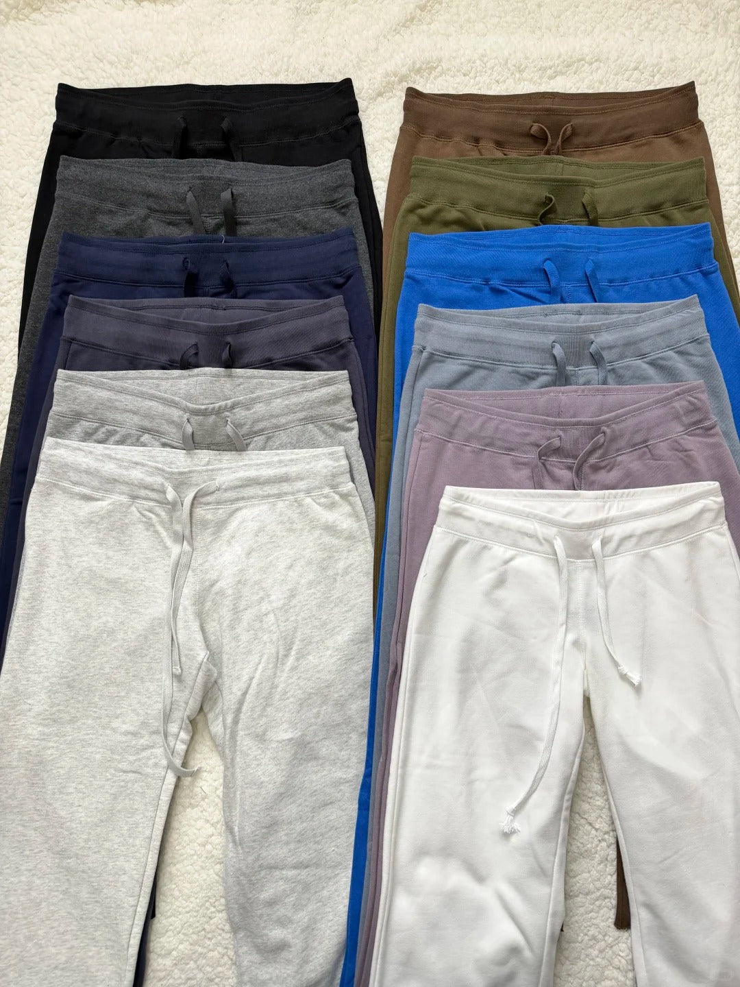 Sweet Solid Drawstring Joggers Sweatpants Women