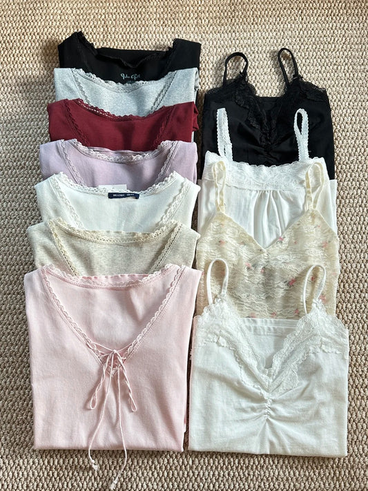 Lace-up Long Sleeve Tees