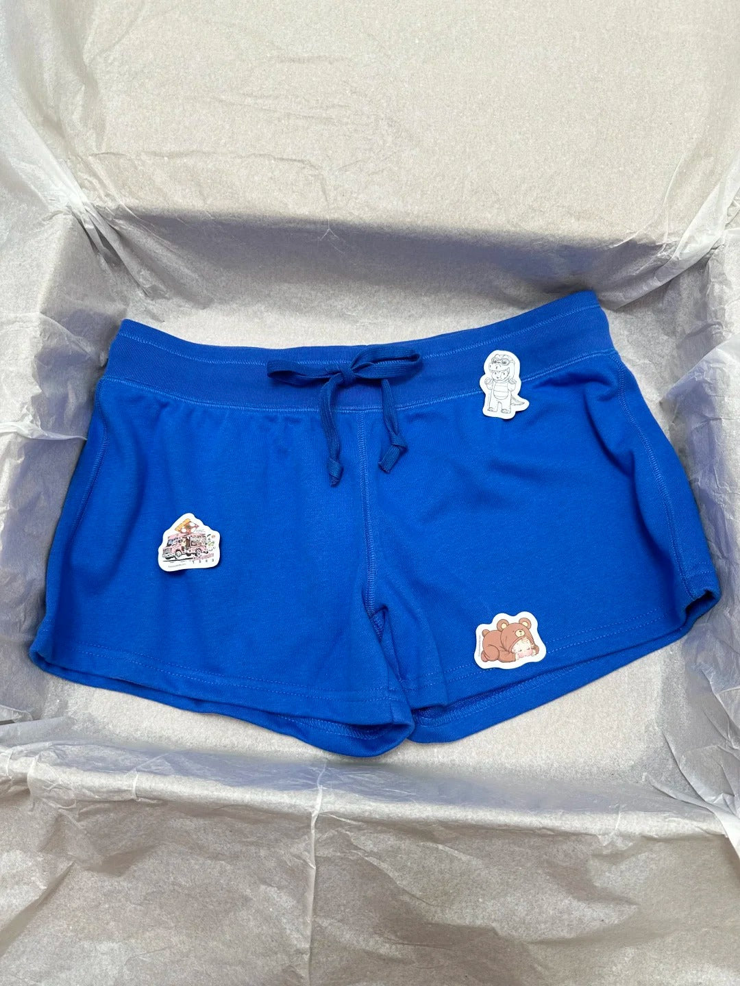 Rose Pink Cotton Short Pant Women Casual Elastic High Waist Casual SweatShorts