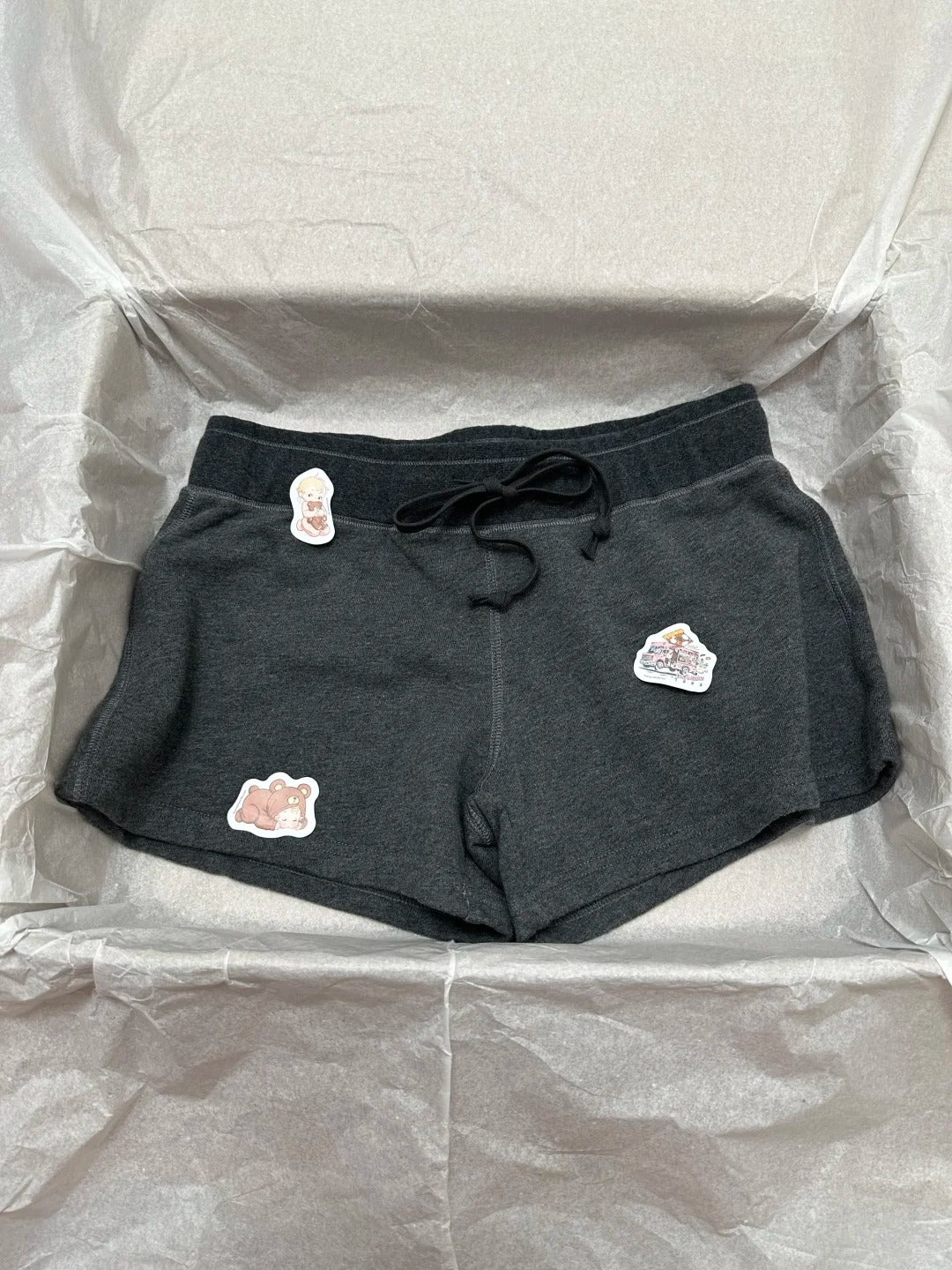 Rose Pink Cotton Short Pant Women Casual Elastic High Waist Casual SweatShorts